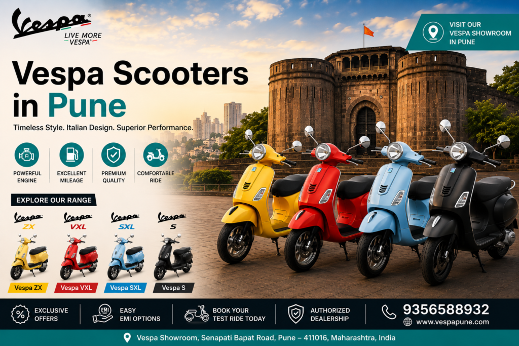 Vespa Scooters in Pune